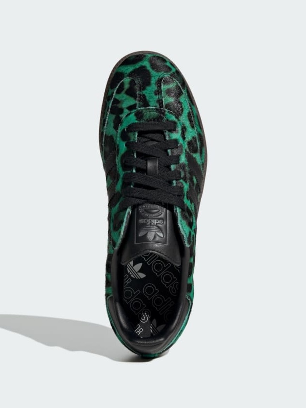 Adidas Samba Green Black Leopard Print Sneaker size 9.5 - Picture 7 of 9